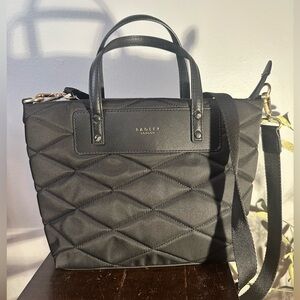 RADLEY LONDON Black Quilted Tote Bag